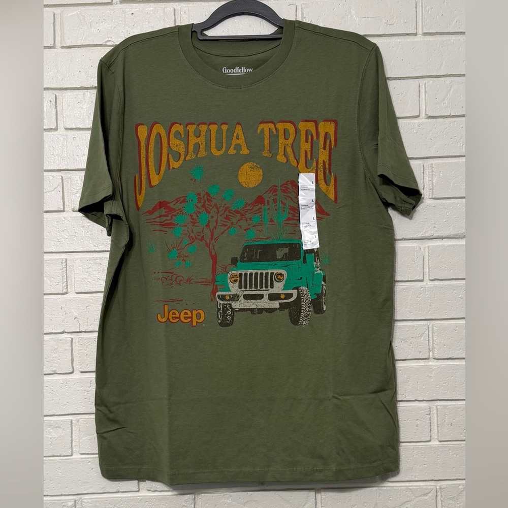 Men’s Goodfellow X Jeep Joshua Tree tee. Size L. NWT